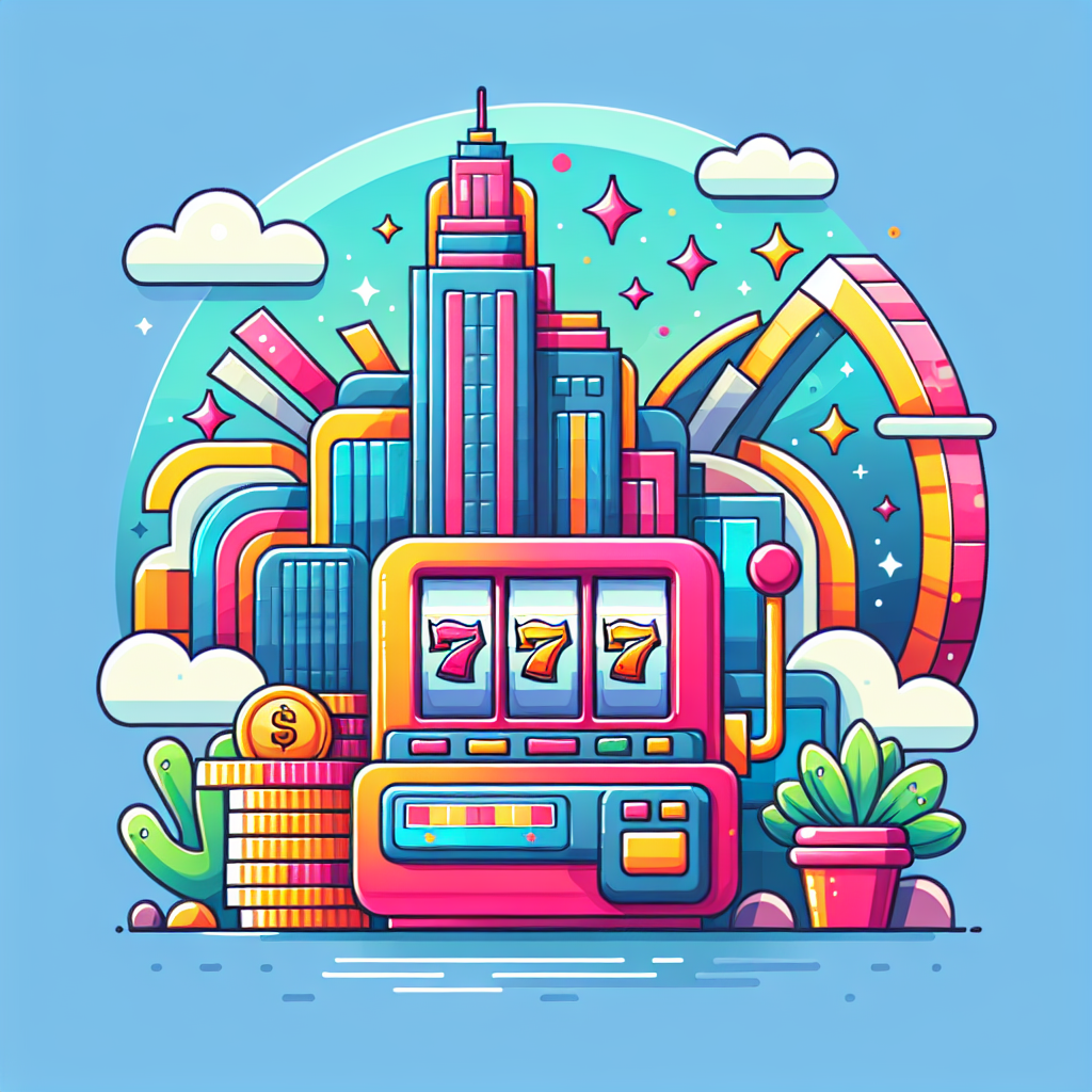老虎機的英文, professional blog illustration, high quality, suitable for blog post, no text or watermarks
