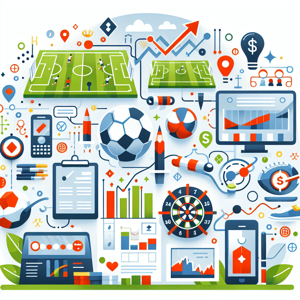 體育投注技巧, professional blog illustration, high quality, suitable for blog post, no text or watermarks