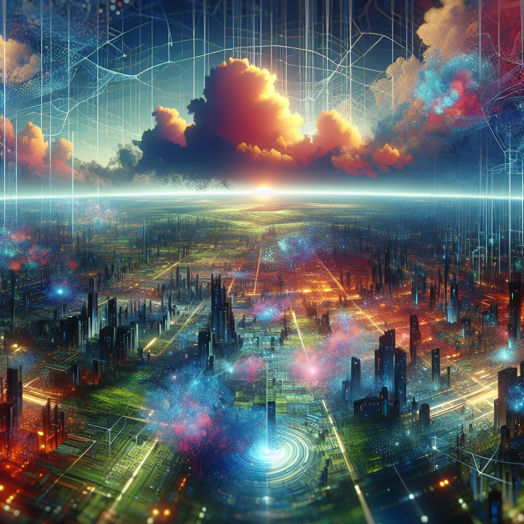 元宇宙, modern digital art style, high quality, suitable for blog post, no text or watermarks