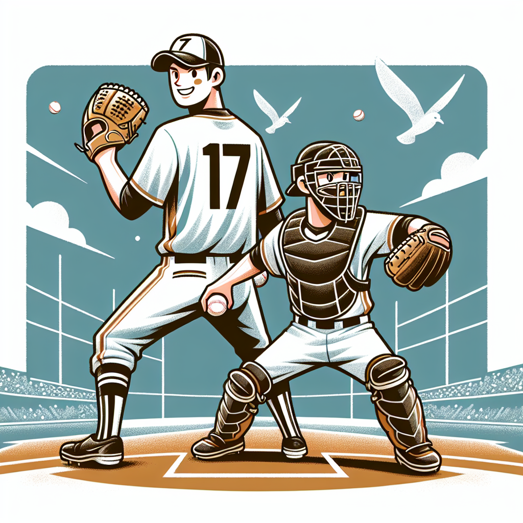 兄弟洋投韋禮加與羅戈續前緣 很高興到台灣打球, professional blog illustration, high quality, suitable for blog post, no text or watermarks