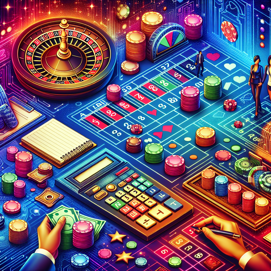 娛樂城流水計算, modern digital art style, high quality, suitable for blog post, no text or watermarks