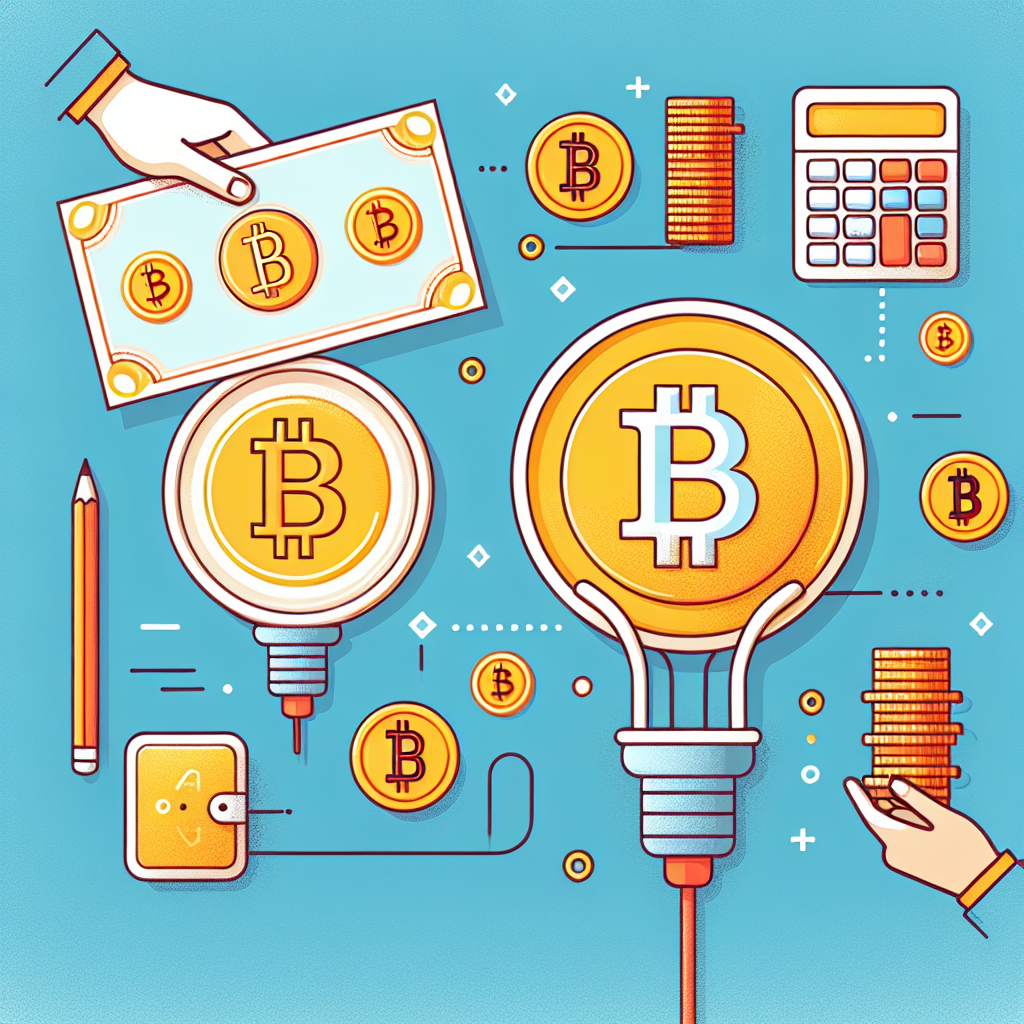 比特幣價格人民币, professional blog illustration, high quality, suitable for blog post, no text or watermarks