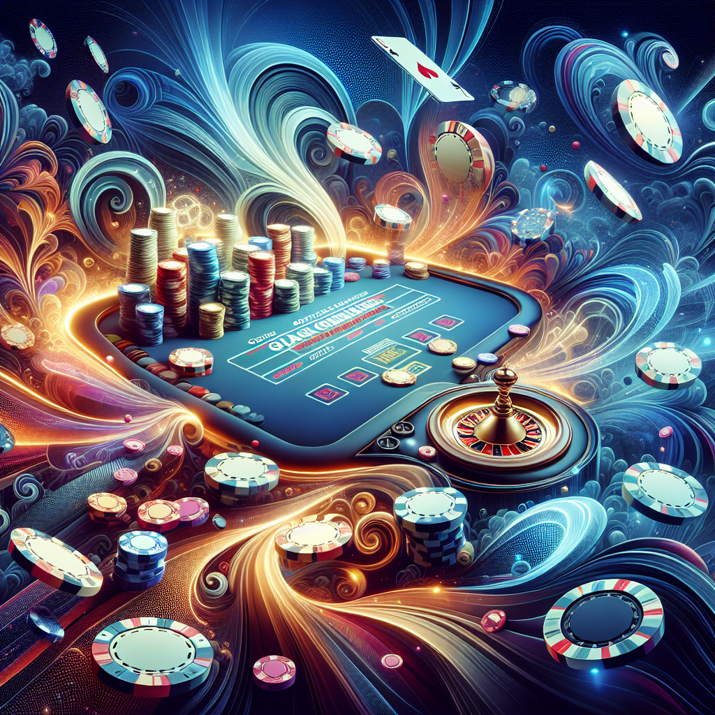 線上百家樂, modern digital art style, high quality, suitable for blog post, no text or watermarks