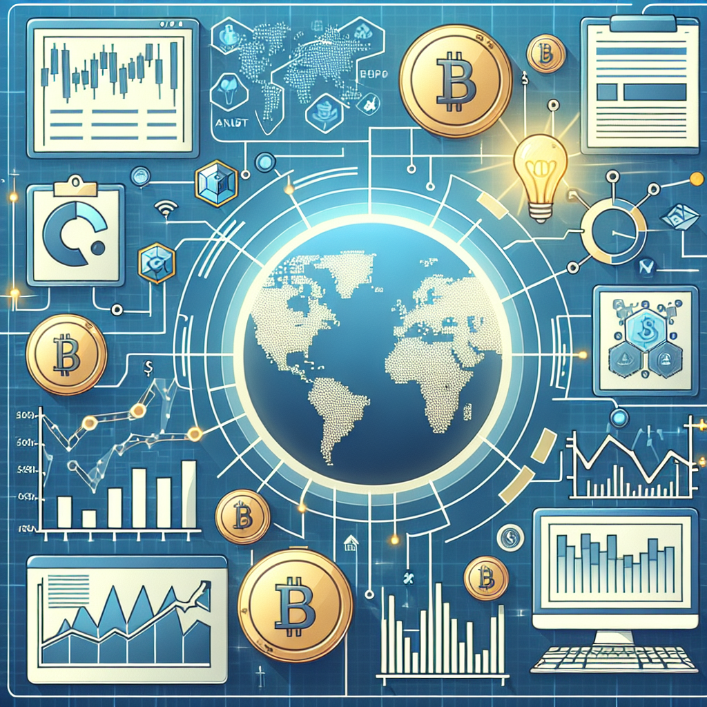 虛擬貨幣交易所有哪些, professional blog illustration, high quality, suitable for blog post, no text or watermarks