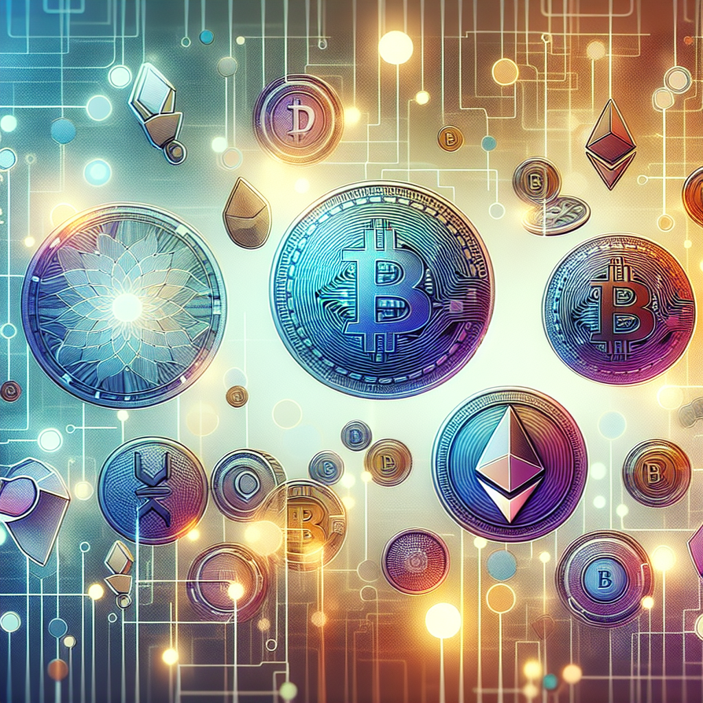 虛擬貨幣交易所有哪些, modern digital art style, high quality, suitable for blog post, no text or watermarks