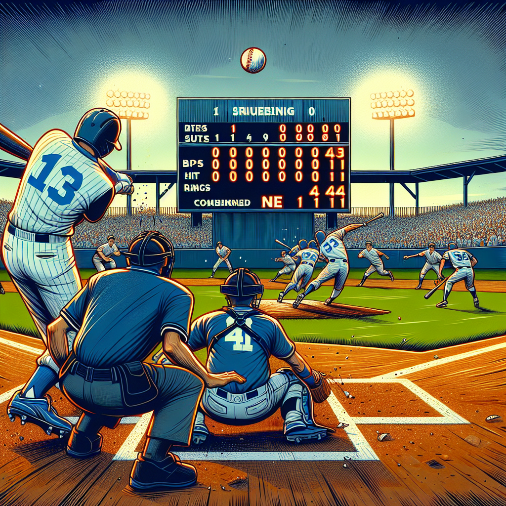 兄弟延長賽力退雄鷹 4比3險勝締造9局聯手無安打紀錄, professional blog illustration, high quality, suitable for blog post, no text or watermarks
