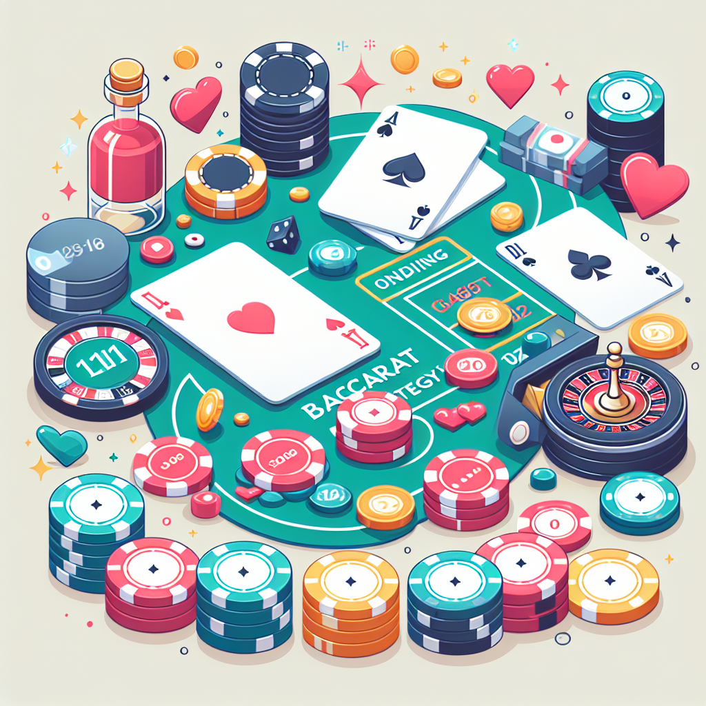 百家樂如何看路, professional blog illustration, high quality, suitable for blog post, no text or watermarks