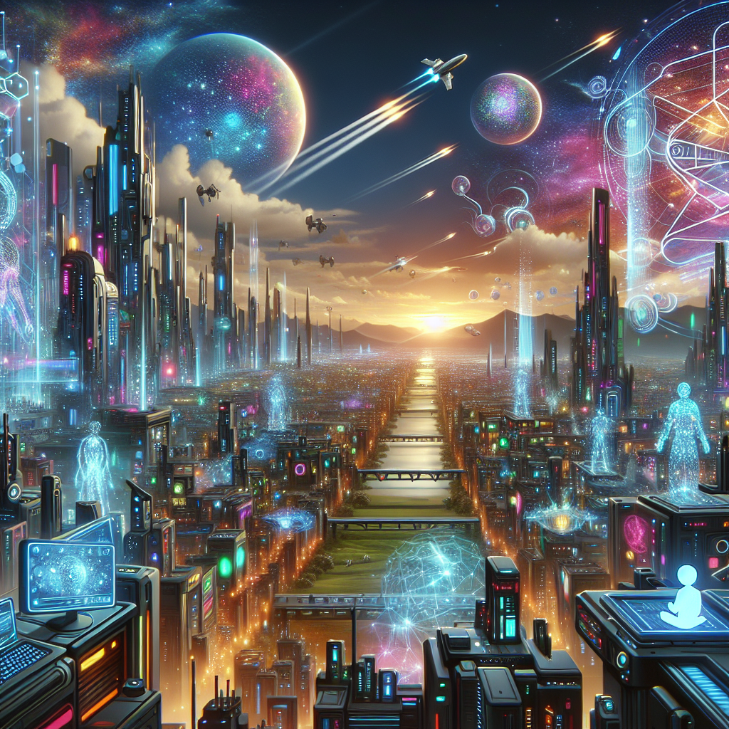 元宇宙游戏, professional blog illustration, high quality, suitable for blog post, no text or watermarks