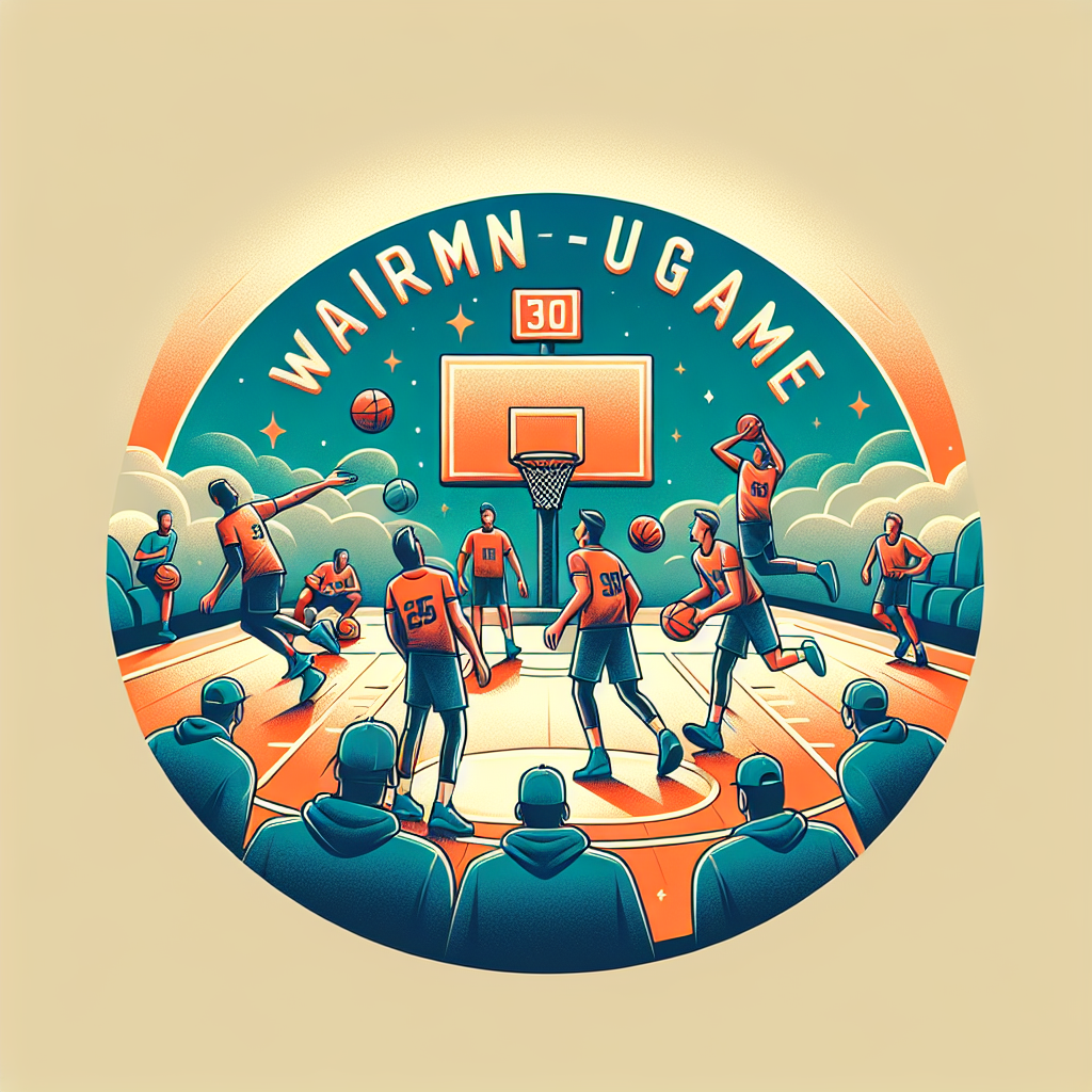 熱身賽, professional blog illustration, high quality, suitable for blog post, no text or watermarks