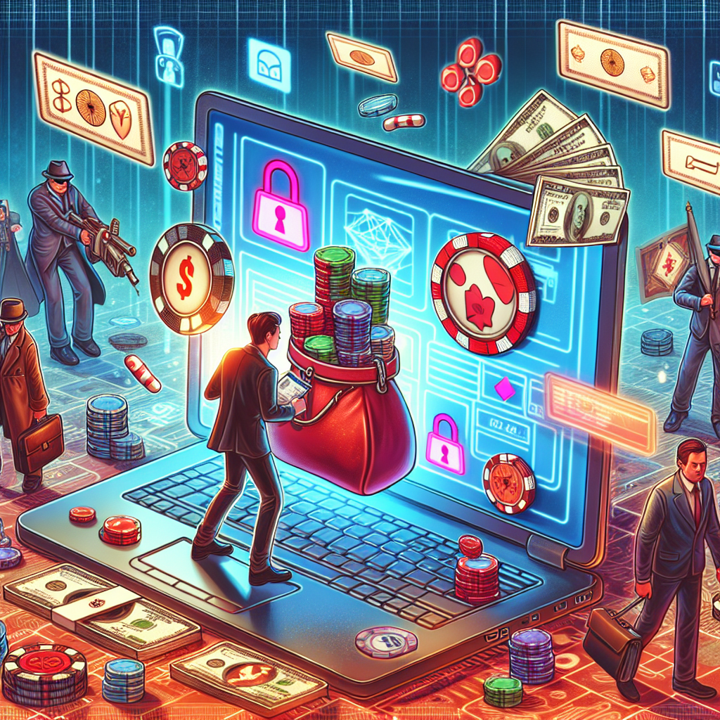 線上賭場詐騙PTT, modern digital art style, high quality, suitable for blog post, no text or watermarks
